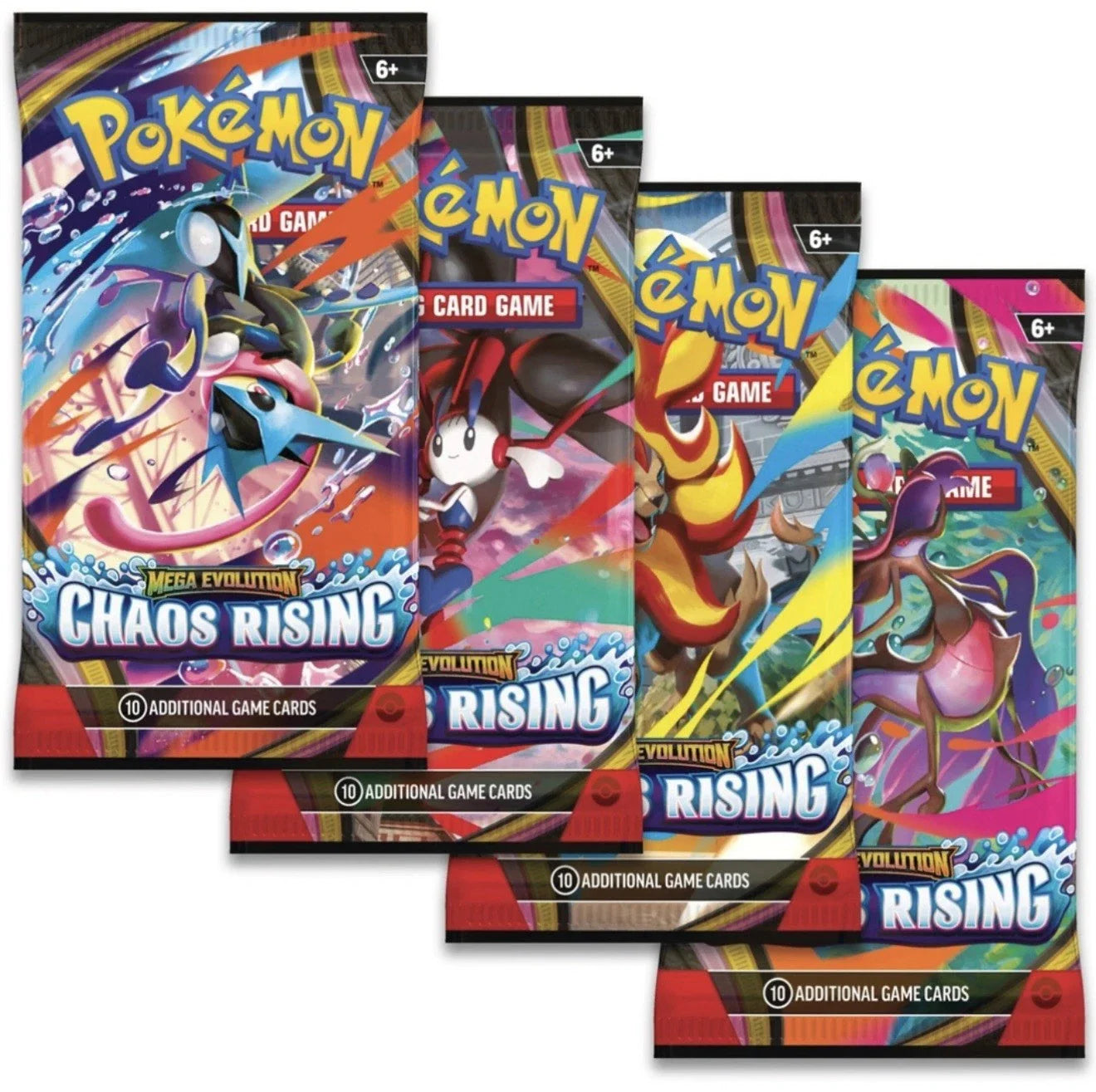 Chaos Rising Sleeved Booster Pack Art Bundle [Set of 4] - ME04: Chaos Rising (CRI)